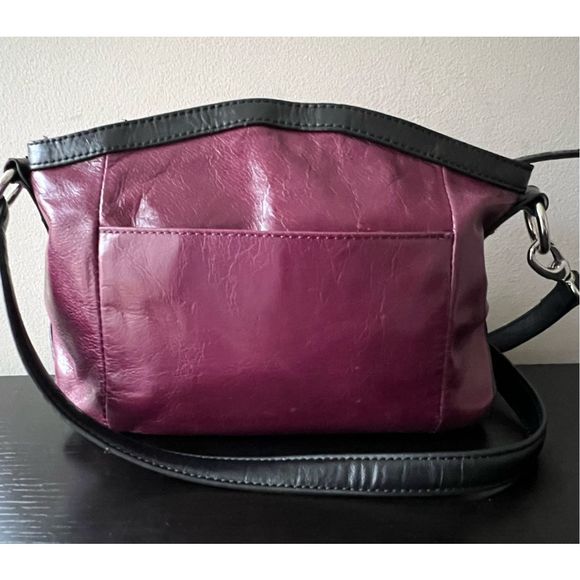 Tignanello Handbags - Tignanello shoulder bag in a very nice purple color with black accents